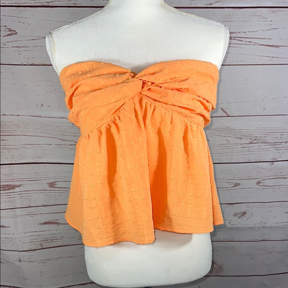 Forever 21 - Orange Strapless Women's Top